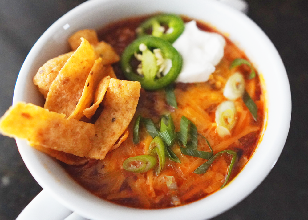 Smoked Brisket & Chorizo Chili Hoff & Pepper