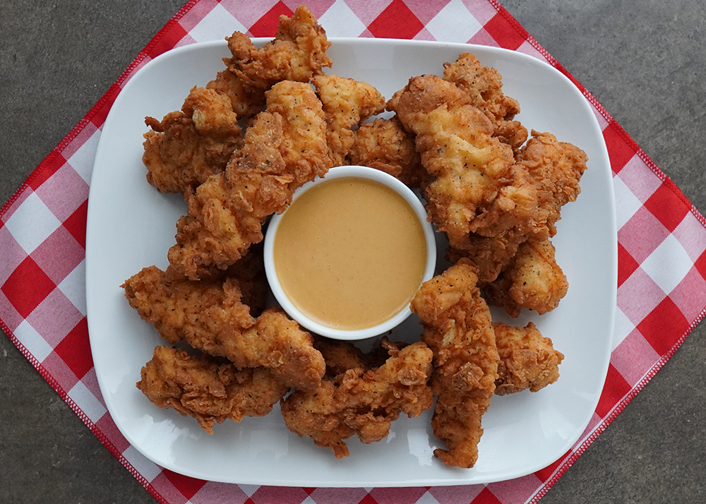 Fried Chicken Strips With Hoff's Hot Honey Mustard – Hoff & Pepper