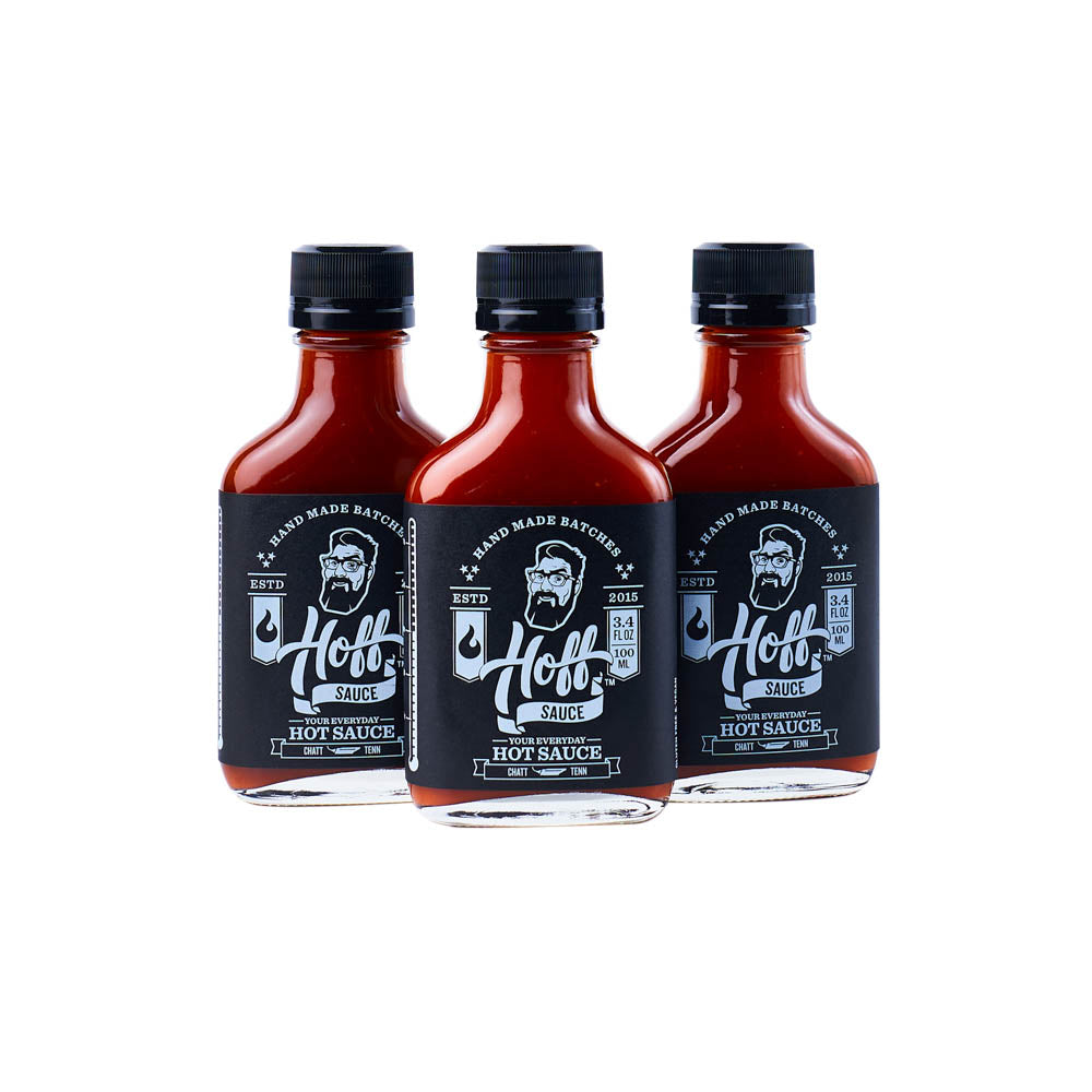Hoff & Pepper Mini-Flask Variety Hot Sauce 4 Pack